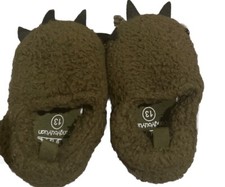 TongYouYuan Baby Brown Bear Paw Slippers Size 13
