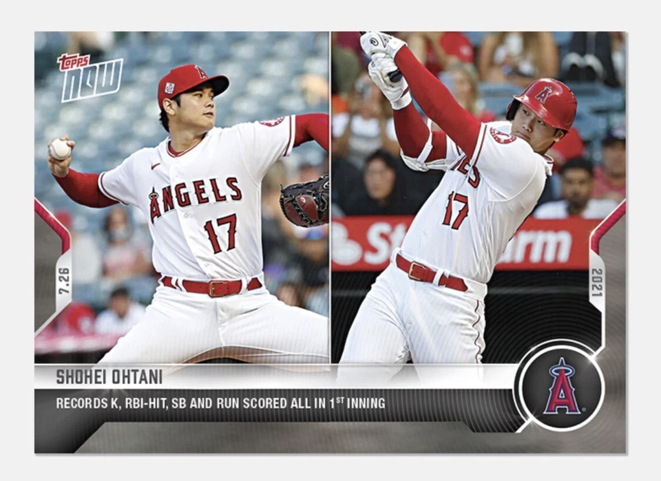 Shohei Ohtani / Joey Votto 2021 MLB TOPPS NOW #556 AND #604 (2 cards) In Hand - Image 2 of 4