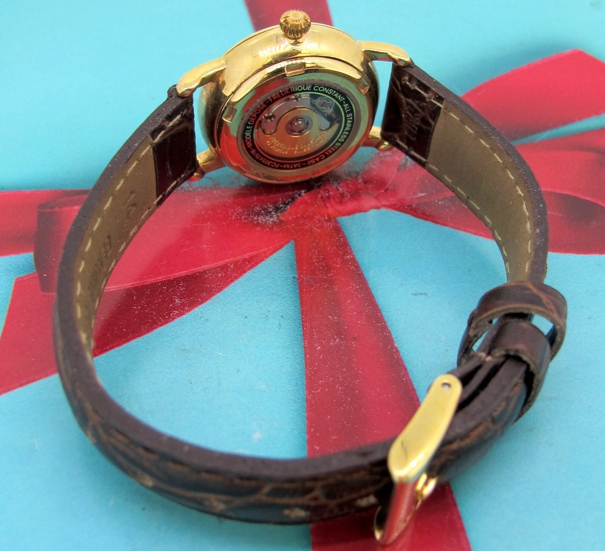 Frederique Constant Geneve Gold Tone Stainless Steel