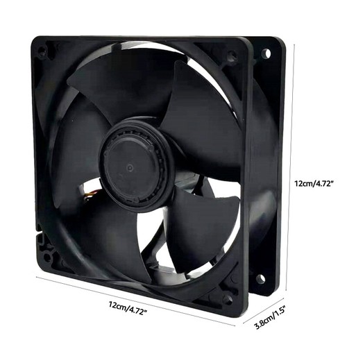 120mm x38mm PWM Computer PC for Case Fans 7000rpm High Airflow 12V 4Pin for DC B - Afbeelding 6 van 6