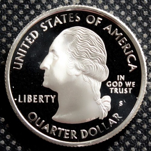 2007 S PROOF BU 90% Silver IDAHO State Quarter Dollar 25c Coin San Francisco - Picture 2 of 2