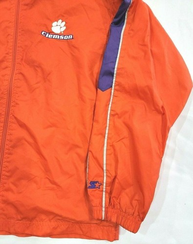 Vintage Clemson Tigers Starter Reißverschlussjacke Jungen 12/14 toller Zustand - Bild 2 von 6
