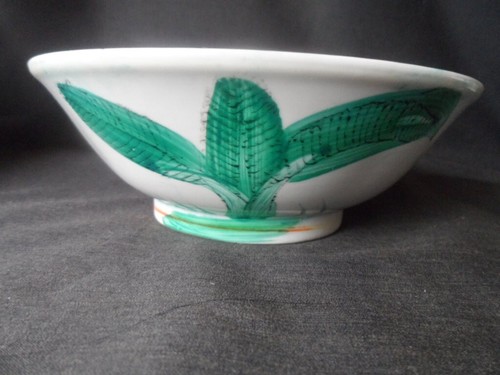 Vintage Hand Painted Chinese Rooster Bowl - Picture 3 of 11