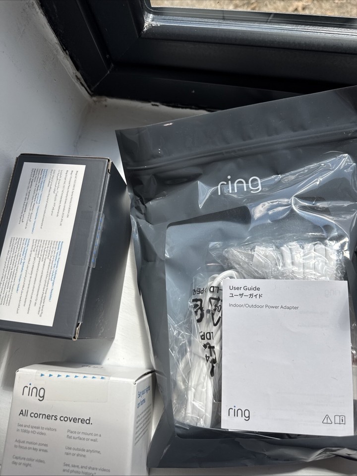 Ring Stick Up Cam Battery Indoor/Outdoor Wire Free 1080p Security