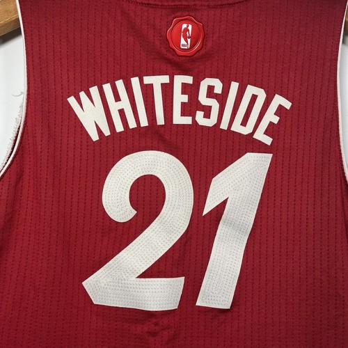 Adidas 2015 NBA Christmas Day Miami Heat Hassan Whiteside Jersey Size XL - Picture 10 of 15