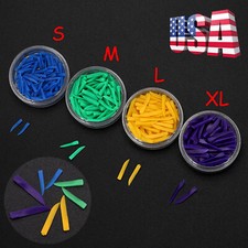 100-2000Pcs Dental Plastic Wedges Tooth Gap Diastema Wedge 4 Colors S/M/L/XL USA