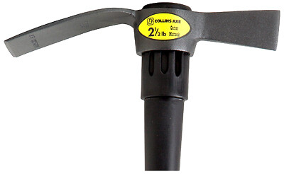 Collins TH-2.5FD-C Mattock 2.5 lb Cutter 36" Fiberglass Handle Black/Yellow