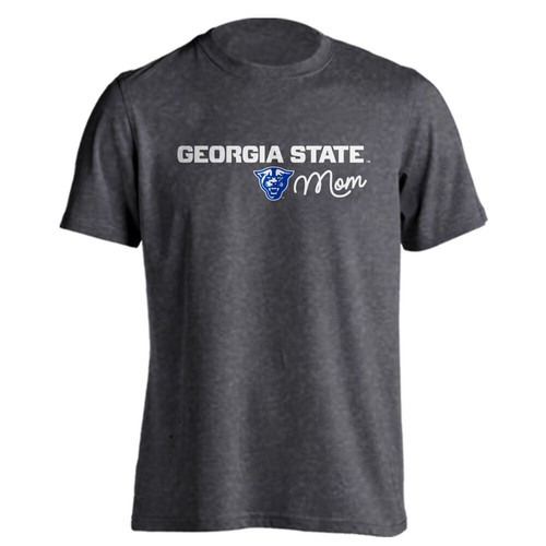 Georgia State University GSU Panthers Mom Logo Mother Short Sleeve T-Shirt - Picture 5 of 9