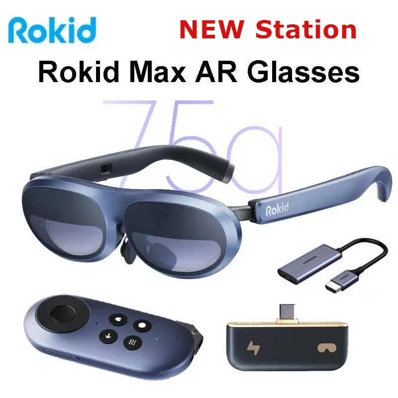 Rokid Max AR 3D Smart Glasses Micro OLED 215”Max screen 50° FoV Viewing VR Glass