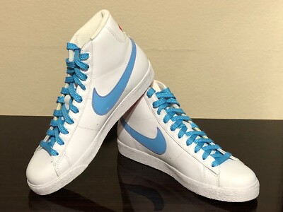 Nike Wmns Blazer High Top 'Carolina Blue' 317808-141 SZ 11 NEW