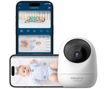 Babysense FullPeek 3MP Video Baby Monitor, WiFi with Auto Tracking- NEW 