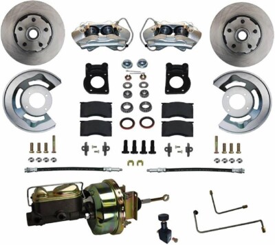 NEW SCOTT DRAKE POWER DISC BRAKE CONVERSION KIT,AUTO TRANSMISSION,64-66 MUSTANG