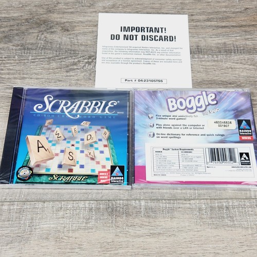 Scrabble and Boggle (Platinum 2 Pack) (PC, 2003) NEW - Picture 4 of 6