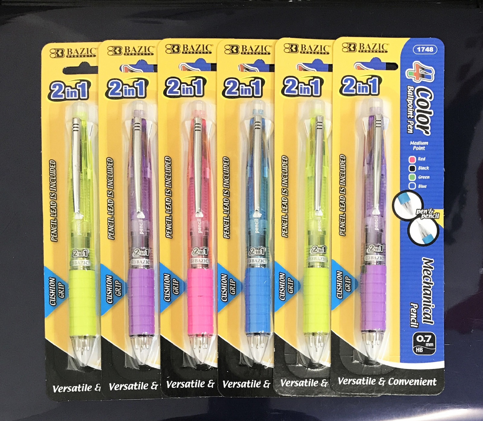 + 4 Color Ballpoint Pen