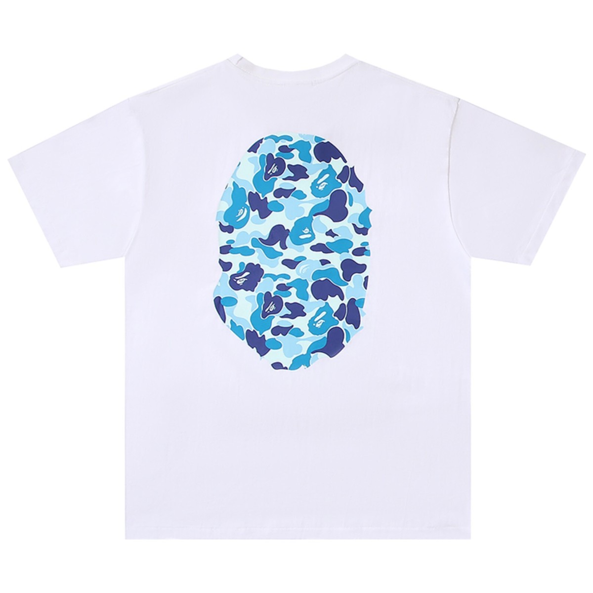 トップス BAPE ABC CAMO BLUE BODY MINI TEE XS BAPE ABC Camo Big Ape Head T-Shirt White Blue | A Bathing Ape | eBay