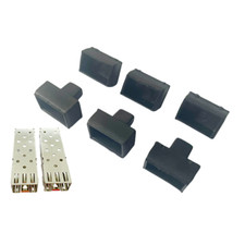 SFP Port Rubber Dust Plug with Handle For Computer/SFP Silicone Anti Dust Cap