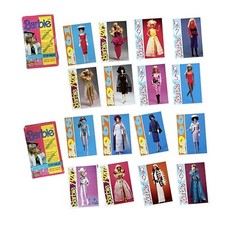 Vtg 1991 Action Barbie Trading Cards 2 Open Packs French Edition