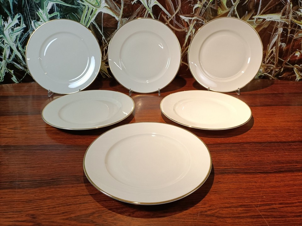 Rosenthal Germany Aida Ivory Gold, 6 Dessert Plates Ø 19.5cm eBay