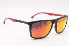 CARRERA CA 8032/S 003W3 BLACK RED MIRRORED AUTHENTIC FRAMES SUNGLASSES 57-17