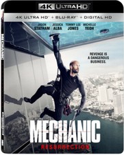 Mechanic Resurrection 4K Ultra HD  Blu-ray  Digital HD , DVD Widescreen, NTSC