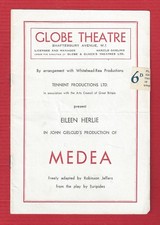 Eileen Herlie "MEDEA" Cathleen Nesbitt / John Gielgud 1948 London Playbill