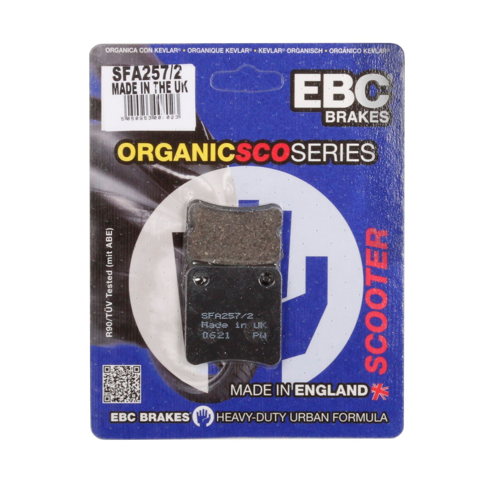 EBC SFA257/2 Organic Brake Pads for Honda GL 1800 Goldwing 18-