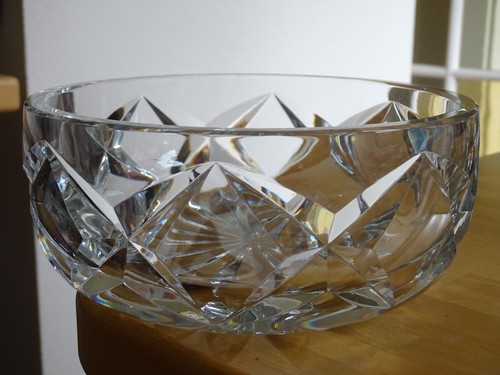 SAINT LOUIS CRISTAL MASSIF COUPE A FRUITS CENTRE DE TABLE MODELE ELYSEE SIGNER - Picture 2 of 11
