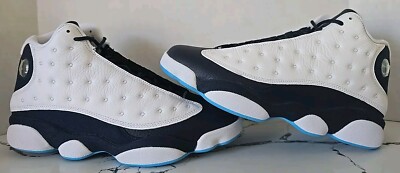 New Size 10 - Jordan 13 Retro- Obsidian Powder Blue White  display picture 1