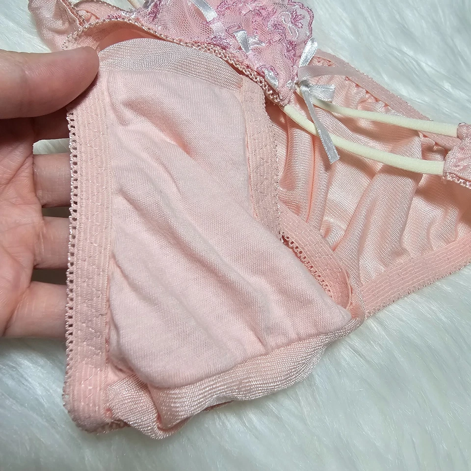 9 Pares Bragas Vintage Nylon Algodón Spandex Sissy Calzoncillos Talla Pequeña Cadera 32-36" Foto 4 de 4