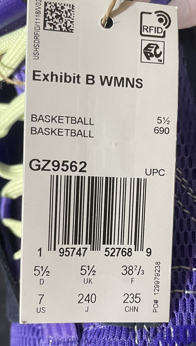 ℕ Adidas's, Exhibit B Women's Basketball Shoes, Size 7, New w