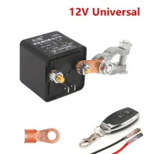 12V Car Battery Disconnect Cut Off Isolator Master Switch with Wireless Remote