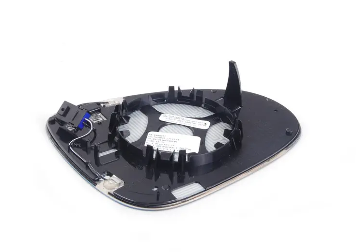 NEW VW TOUAREG 7P FRONT LEFT DOOR MIRROR GLASS 7P6857521A ORIGINAL