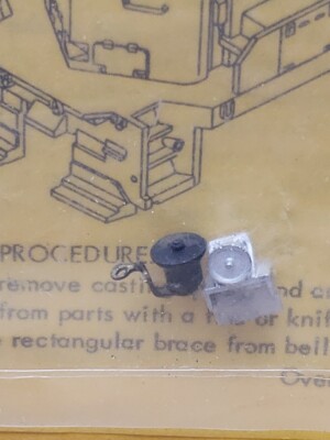 HO Scale Details West BE-135 BELL FRONT MOUNT N&W AND SOUTHERN DIECAST 1:87