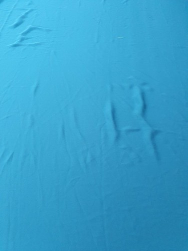 Plain Teal Polyester Silky Crepe Dress/Top Fabric- A131 - Picture 3 of 3