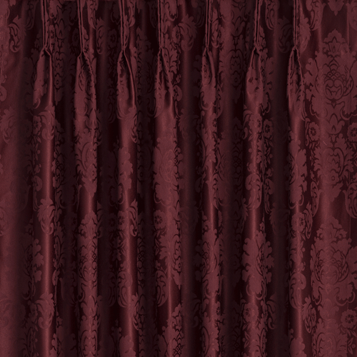 2X BLOCKOUT Damask Pinch Pleat Jacquard Curtains Privacy for Windows/Glass Doors - Picture 20 of 20