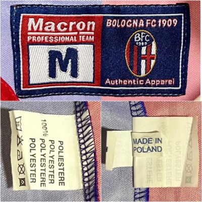 Hidetoshi Nakata 16 Bologna Macron 2003 2004 Original Jersey