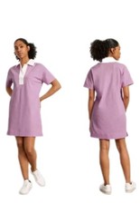 Everlane Women's Short Sleeve OrganicCotton Polo Dress Mauve Size S