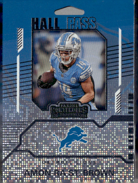 2024 Panini Contenders Football Hall Pass AMON RA ST BROWN | eBay