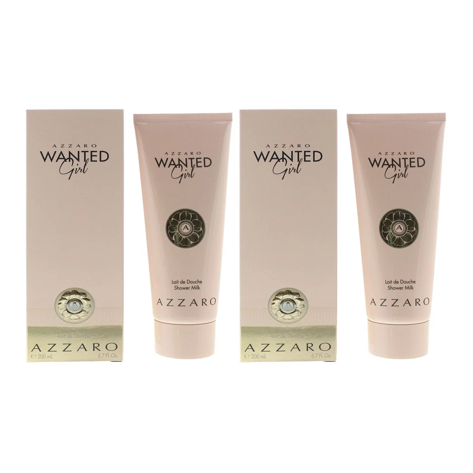 Azzaro Wanted Girl Shower Milk 200ml X 2