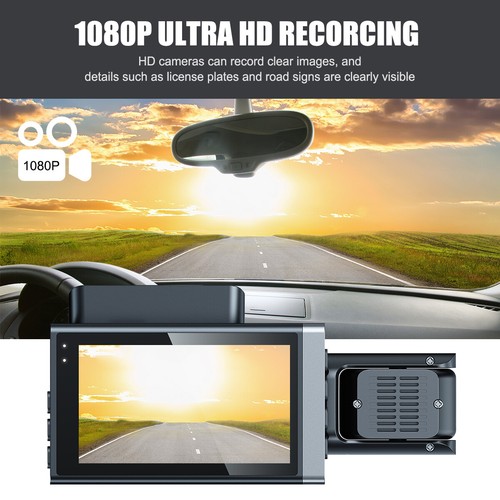 1080P WIFI 3 Channel Lens Car Dash Cam Front+Inside+Rear Recorder G-Sensor DVR* - Picture 5 of 13
