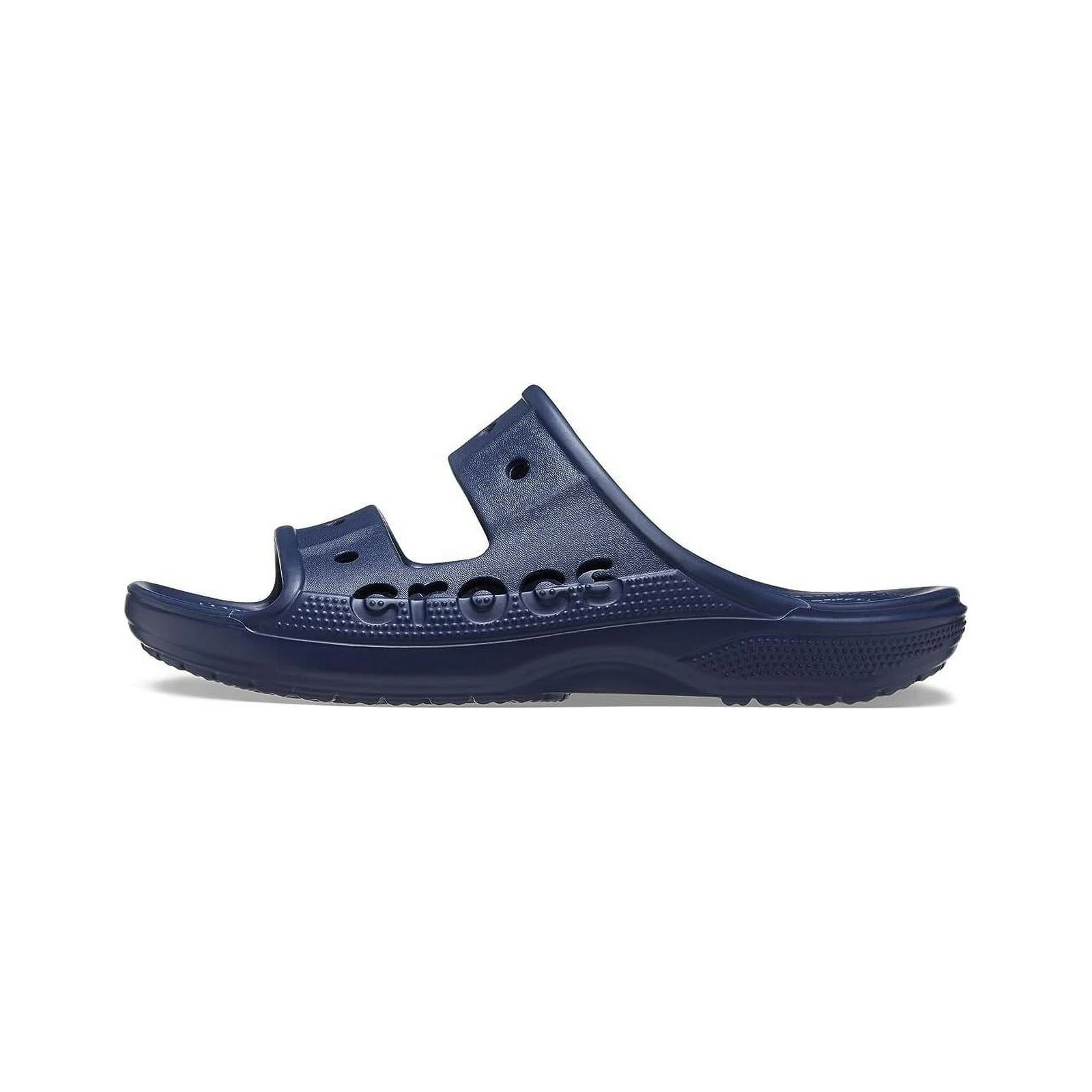 MBT Sandali Crocs Baya Slide Unisex Taglia 7M 9W Navy Termoplastica Slip On Tacco Piatto
