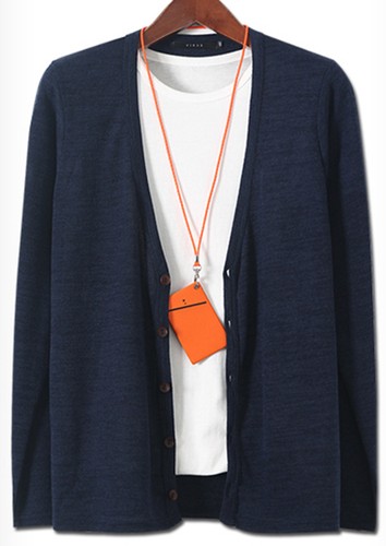 New Mens Stylish Solid Simple Knit Cardigan Sweater Jumper Blazer Tops W009 S/M - Bild 7 von 10