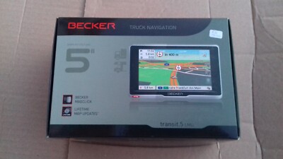 Becker Transit 5 NEU NEW  TMC NAVI PKW LKW Camion BUS Camper Navi