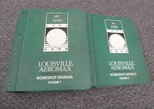 1998 Ford Aeromax Semi Truck Shop Service Repair Manual Set