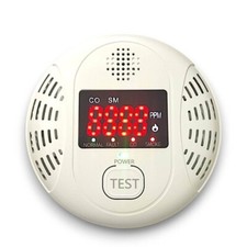 Rilevatore Combinato 2 in 1 Fumo/CO a Batteria Certificato EN 50291 EN 14604