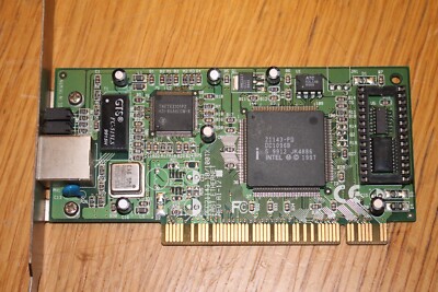 1x PCI LAN Karte 21143-pd DEC21143 - DC1096B 100/100TX Fast Ethernet Rev. A1-12
