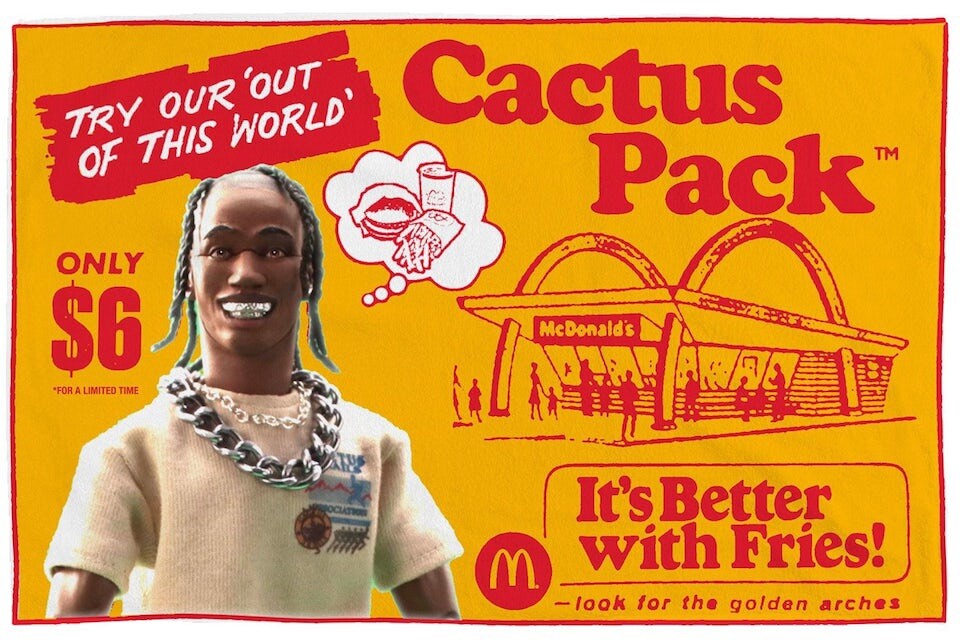 Travis Scott x McDonald's Cactus Pack Vintage Blanket | eBay