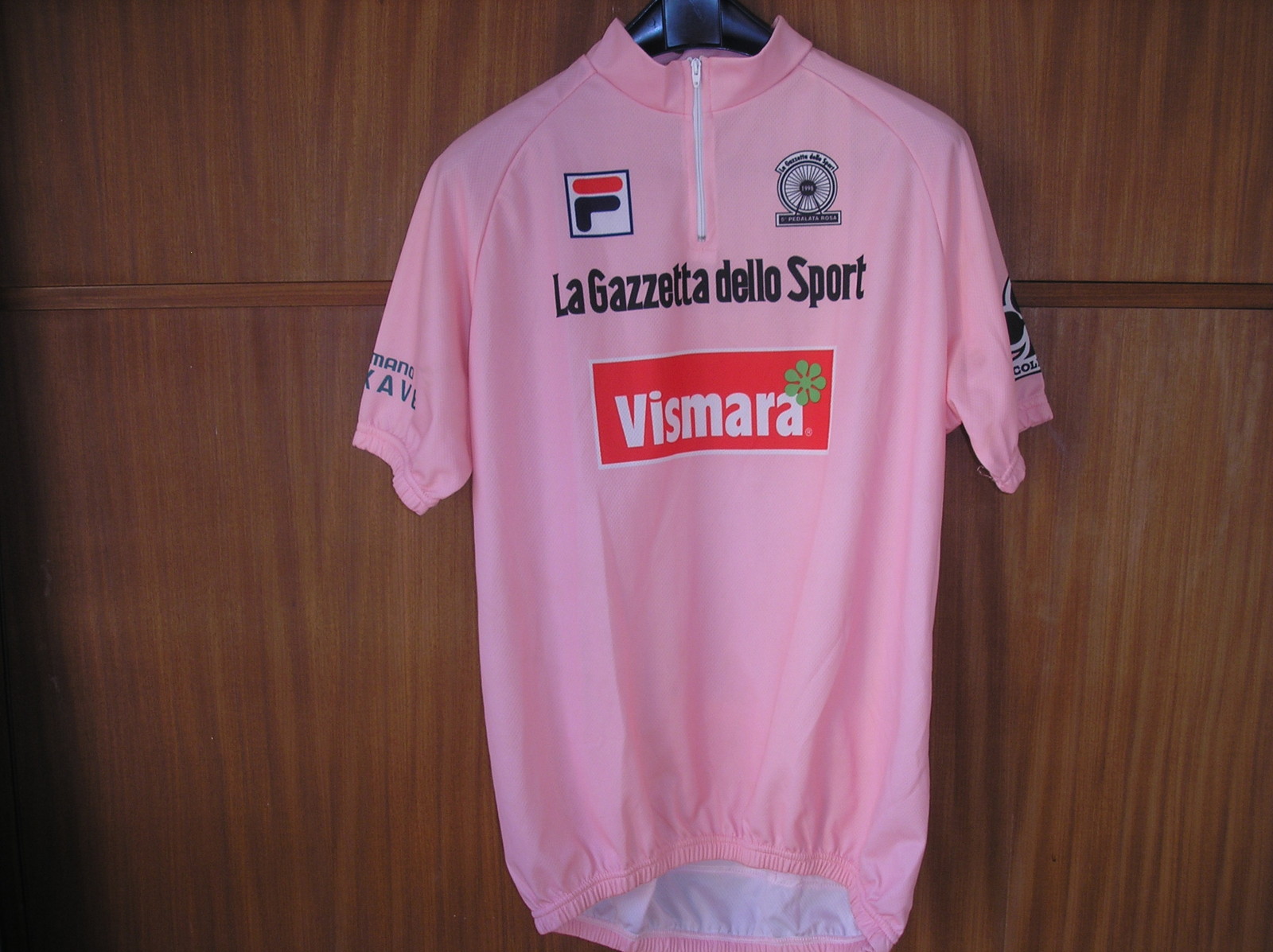 MAGLIA 5 PEDALATA ROSA JERSEY MAILLOT CYCLING CICLISMO CYCLISME SIZE 4 FILA