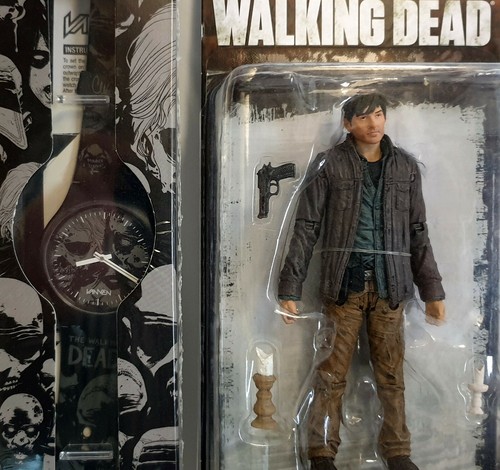 THE WALKING DEAD: RELOJ ANALÓGICO, FIGURA DE ACCIÓN GARTH Y PAQUETE BILLETERA (TK) - Imagen 3 de 7