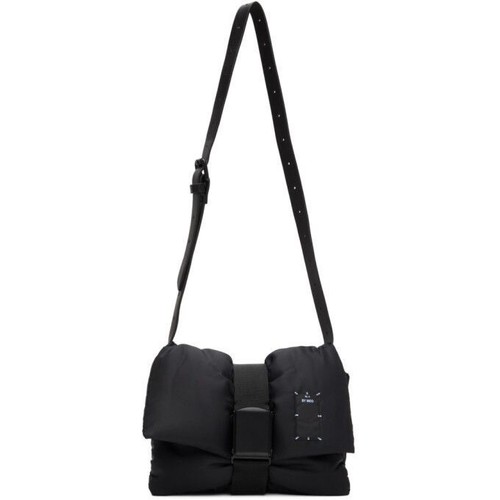 Alexander MCQUEEN MCQ Bag Puffer Buckle Shoulder Quilted Adjustable Strap Black
